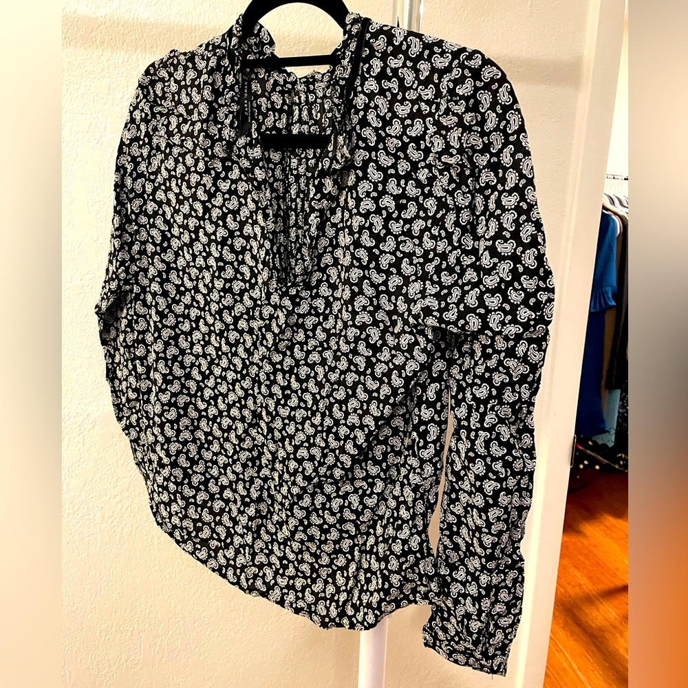 Zara Woman Professional Black Blouse